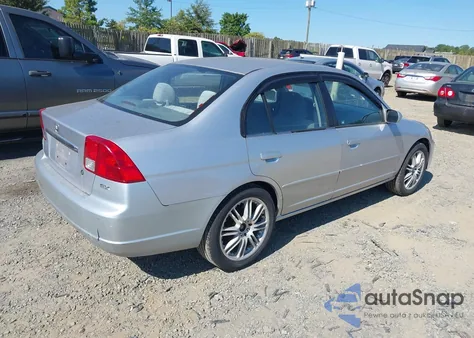2003 Honda Civic Ex из США, поврежденный, VIN 1HGES25753L006446